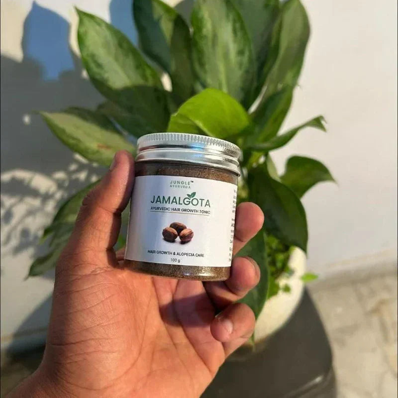Jamalgota Ayurvedic Hair Growth Powder – 100gm | Natural Hair Regrowth & Scalp Treatment